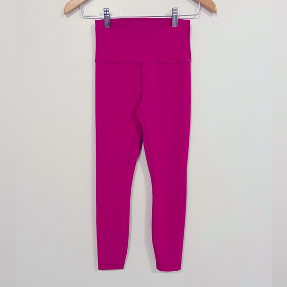 Lululemon Wunder Train High-Rise Tight 25" Ripened Raspberry 4 - Picture 8 of 16